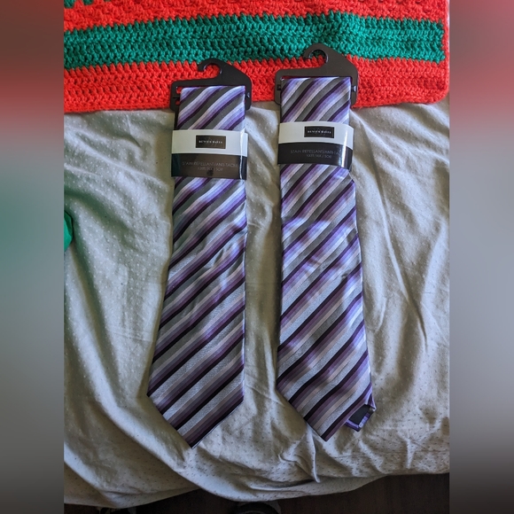 Casual Formal Classy Men 100% Silk Ties Denver Hayes NWT Stain Repellant - Picture 6 of 9